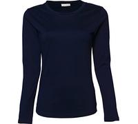 Tee Jays Langarm-T-Shirt Interlock Damen Navy XL