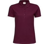 Tee Jays Ladies` Luxury Stretch Polo M wine