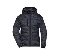 Ladies' Padded Jacket Gesteppte Jacke mit DuPont™ Sorona® Wattierung (nachwachsender, pflanzlicher Rohstoff) grau/braun,