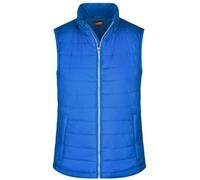 Ladies' Padded Vest Leichte, wattierte Steppweste blau, Gr. XL