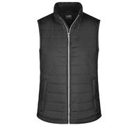 Ladies' Padded Vest Leichte, wattierte Steppweste schwarz, Gr. XL
