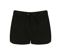 SF (Skinnifit) Damen Retro-Shorts - Schwarz / schwarz | XS