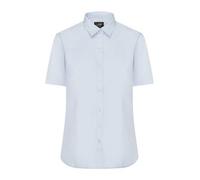 Ladies' Shirt Shortsleeve Poplin Klassisches Shirt aus pflegeleichtem Mischgewebe blau, Gr. L