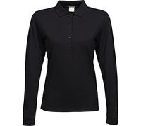 Ladies Stretch Long Sleeve Polo