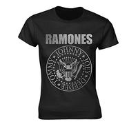 Ladies The Ramones Seal Punk Rock Heavy Metal offiziell Frauen T-Shirt Damen (Small)