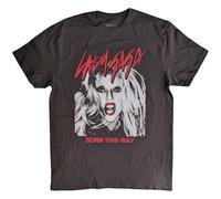 Lady Gaga Born This Way Photo T Shirt L