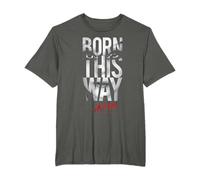Lady Gaga Born This Way Text Music by Rock Off T-Shirt