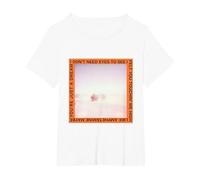 Lady Gaga Offizielles Mistaken Love Polaroid T-Shirt, Damen Große Größen, Weiß, 1X