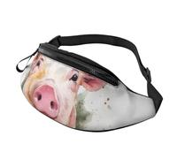 Lächelnde Bauchtasche für Herren und Damen, modisch, zum Laufen, wasserdicht, Crossbody-Tasche mit verstellbarem Riemen, Sport-Hüfttasche für Reisen