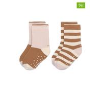 Lässig 2er-Set: ABS-Socken in Rosa - Größe 19-22 | Babysocken Strumpfhosen