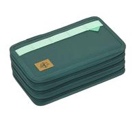 LÄSSIG 3-Fach Federmäppchen Dark Green