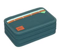 LÄSSIG 3-Fach Federmäppchen Unique Dark Green