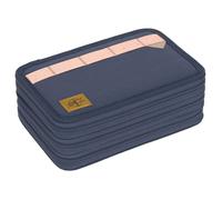 LÄSSIG 3-Fach Federmäppchen Unique Navy