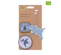Lässig 3er-Set: Patches "Dinosaur" in Blau - 31% | Kreativbedarf Diy