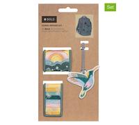 Lässig Anhänger & Patches-Set Paradise – 2 St. mit Druckknopf, Grün