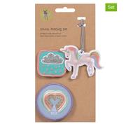 Lässig 3er-Set: Patches "Unicorn" in Lila - 40% | Kreativbedarf Diy