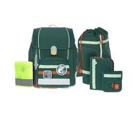 LÄSSIG 7-teiliges Schulranzen Set Kinder/Boxy Unique dark green Ocean Edition