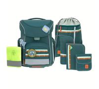 Lässig School Set Slim Unique Schulranzenset 6tlg. - dark green dark green [0300] Koffer24