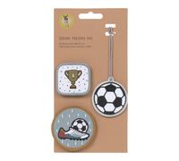 Lässig Anhänger & Patches für Schul Set Unique Football