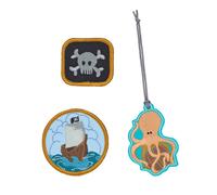 Lässig Zubehör School Patches Set – Anhänger & Patches (Pirates)