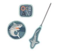 Lässig Anhänger & Patches - Schul Set Unique, Shark (Ocean Edition)