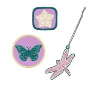 LÄSSIG Anhänger und Patches Set (3 Stk.) mit Druckknopf/School Patches Set Dragonfly
