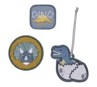 Schulranzen-Patches Jurassic 3Er-Set
