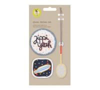 LÄSSIG Anhänger und Patches Set (3 Stk.) mit Druckknopf/School Patches Set Sport