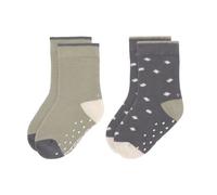 Lässig Anti Slip Socks 2er Pack | Socken für Kinder | Grau 19-22