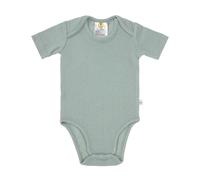 Lässig - LÄSSIG Body Kurzarm mit TENCEL™ granitgrün Gr. 50/56