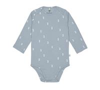 LÄSSIG Baby Body langarm aus Bio Baumwolle GOTS zertifiziert mit Druckknopf/Long Sleeve Body Blocks light blue, Größe 86/92