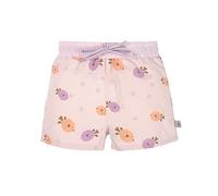 LÄSSIG Baby Kinder Badehose kurz mit UV-Schutz und integrierter Schwimmwindel/Boardie Shorts Fish Light pink, 19-24 Monate, Größe: 92