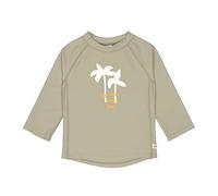 LÄSSIG Baby Kinder Schwimmshirt Badeshirt Langarm UV-Schutz/Long Sleeve Rashguard Palms olive, 03-06M, Gr. 62/68