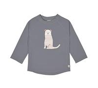 LÄSSIG Baby Kinder Schwimmshirt Badeshirt Langarm UV-Schutz/Long Sleeve Rashguard Tiger grey, 03-06M, Gr. 62/68