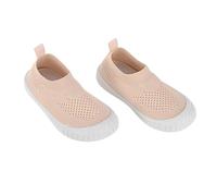 LÄSSIG Baby Kinder Sneaker Kinderschuhe zum hineinschlüpfen Antirutsch Sohle/Allround Sneaker Powder pink, Größe: 24
