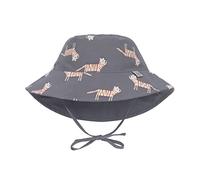 LÄSSIG Baby Kinder Sonnenhut Strandhut Sommerhut Sonnenschutz Kinderhut Babymütze wendbar atmungsaktiv UV-Schutz 80/Sun Protection Bucket Hat Tiger grey, Größe: 43/45