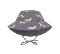 LÄSSIG Baby Kinder Sonnenhut Strandhut Sommerhut Sonnenschutz Kinderhut Babymütze wendbar atmungsaktiv UV-Schutz 80/Sun Protection Bucket Hat Tiger grey, 7-18 Monate, Größe: 46/49