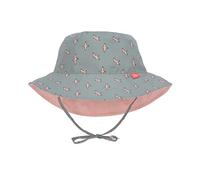 LÄSSIG Baby Kinder Sonnenhut Strandhut Sommerhut Sonnenschutz Kinderhut Babymütze Wendbar Atmungsaktiv UV-Schutz 50+/Splash & Fun Sun Protection Bucket Hat Seal, 03-06 Monate