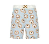 LÄSSIG Baby Kinder UV Badehose Badeshort mit integrierter Schwimmwindel/Board Shorts Lion powder blue, 13-18 Monate, Größe: 86