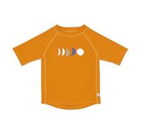 LÄSSIG Baby und Kleinkind Kurzarm Schwimmshirt Badeshirt Rashguard mit UV-Schutz Moon Gold 3-6 Monate