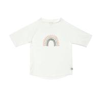 LÄSSIG Baby und Kleinkind Kurzarm Schwimmshirt Badeshirt Rashguard mit UV-Schutz Rainbow Nature 13-18 Monate