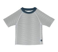 LÄSSIG Baby und Kleinkind Kurzarm Schwimmshirt Badeshirt Rashguard mit UV-Schutz Striped Blue 3-6 Monate