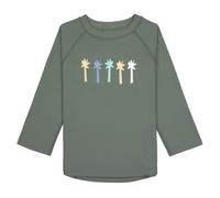 Lässig Bade-Shirt LSF Long Sleeve Rashguard - Palms - Deep Olive - Gr. 62/68