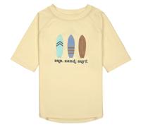 Lässig Bade-Shirt LSF Short Sleeve Rashguard - Surfboards - Vanilla - Gr. 62/68