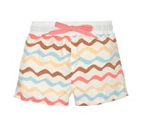 Lässig Badeshorts mit Windeleinsatz Wellen 74 natur/bunt