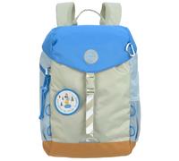LÄSSIG Kinder Wanderrucksack Kinderrucksack mit Brustgurt gepolsterte Schultergurte wasserabweisend, 14 Liter/Big Outdoor Backpack Sunny Explorer green/blue