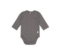 Lässig Cozy Colors Baby Langarm-Body aus Bio Baumwolle Größe: 86/92, Spots anthracite 86/92