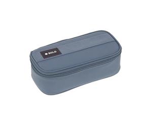 LÄSSIG Bold Schlampermäppchen Spacy Pencil Case Blue | für die Schue, mit praktischen Fächern und Halterungen