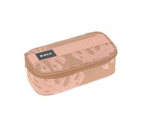 LÄSSIG Bold Schlampermäppchen Stiftemäppchen Schule/School Spacy Pencil Case Bold Leaves Caramel