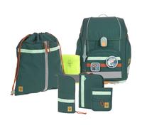 LÄSSIG Boxy Unique Schulranzen-Set 7tlg Dark Green
